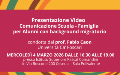 Video Comunicazione scuola-famiglia per alunni con back-ground migratorio